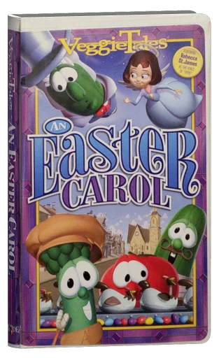 VeggieTales: An Easter Carol VHS cover