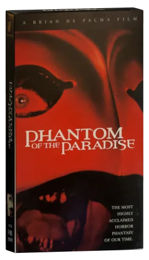Phantom of the Paradise VHS, 20th Century Fox Home Entertainment