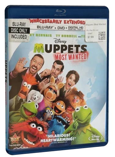 Muppets Most Wanted Blu-ray, Disney