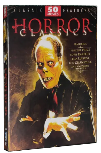 Classic Horror Classics 50 Features DVD, Mill Creek Entertainment