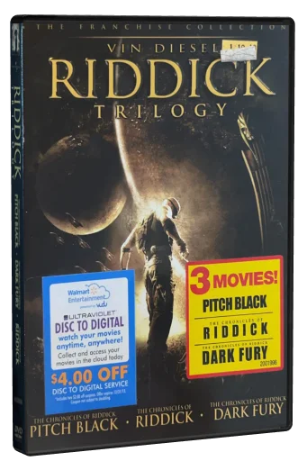 Riddick Trilogy DVD cover