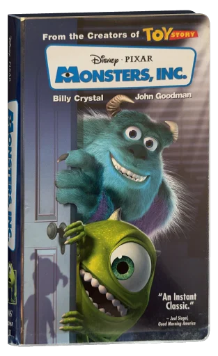 Monsters, Inc. VHS, Disney Pixar