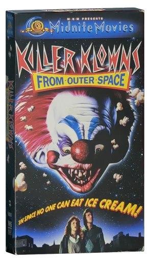 Killer Klowns from Outer Space VHS, MGM Home Entertainment