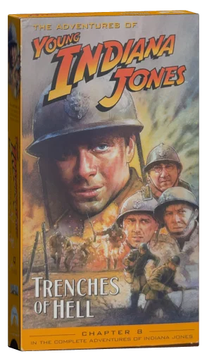 The Adventures of Young Indiana Jones: Trenches of Hell VHS cover