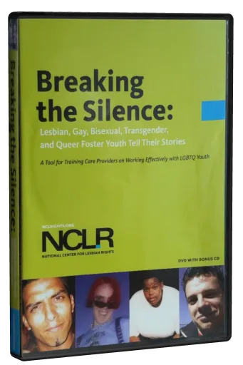 Breaking the Silence: Lesbian, Gay, Bisexual, Transgender, and Queer Foster Youth Tell Their Stories DVD cover