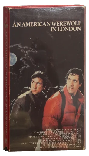 An American Werewolf in London VHS, Vestron Video