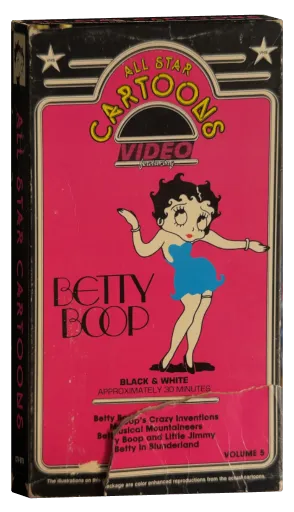All Star Cartoons: Betty Boop VHS cover