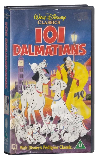 One Hundred and One Dalmatians VHS, Buena Vista Home Entertainment