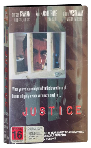 Justice VHS cover