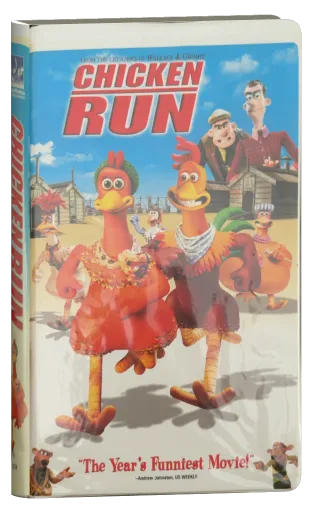 Chicken Run VHS, DreamWorks