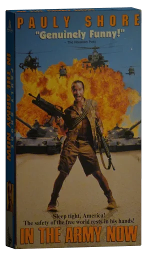 In the Army Now VHS, Hollywood Pictures Home Video