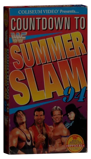 WWF Countdown to SummerSlam 94 VHS cover