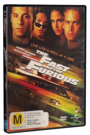 The Fast and the Furious DVD, Universal Studios Home Video