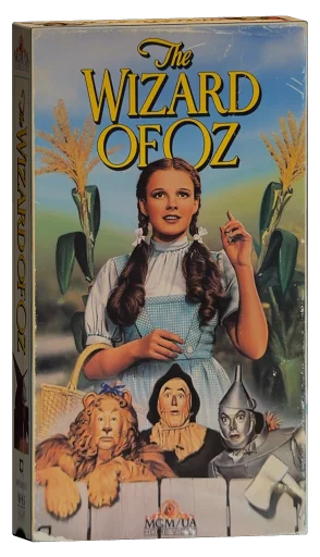 The Wizard of Oz VHS, MGM/UA Home Video
