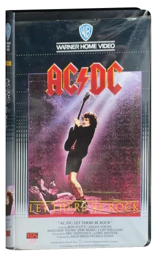AC/DC - Let There Be Rock VHS cover