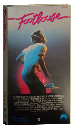 Footloose VHS, Paramount Home Video