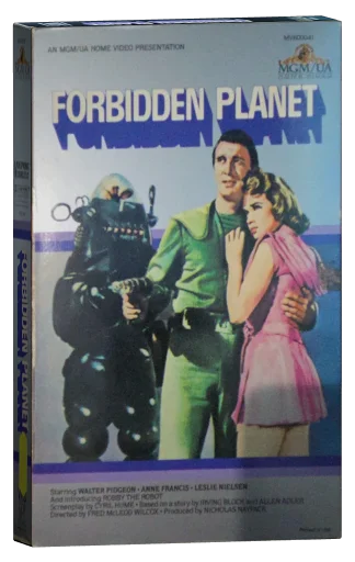 Forbidden Planet VHS, MGM/UA Home Video
