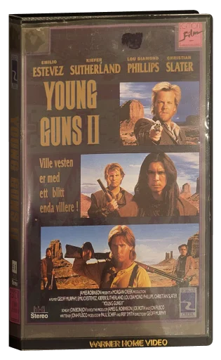 Young Guns II VHS, Warner Home Video