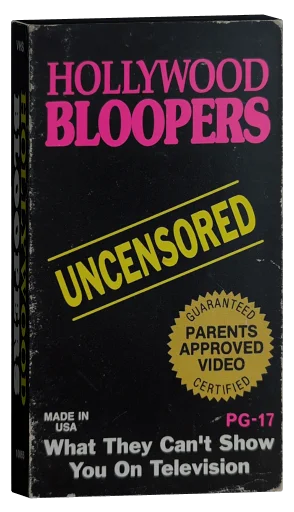 Hollywood Bloopers: Uncensored VHS, E. Mishan & Sons Inc