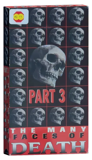 The Many Faces of Death: Part 3 VHS cover