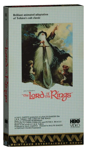 The Lord of the Rings VHS, HBO Video