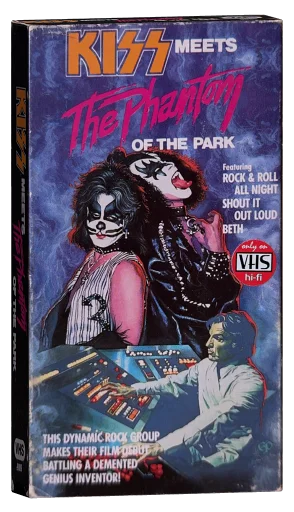 KISS Meets the Phantom of the Park VHS, GoodTimes Home Video