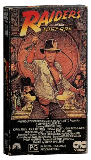 Raiders of the Lost Ark VHS, CIC Video