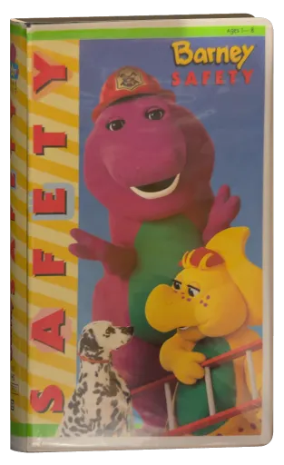 Barney Safety VHS cover