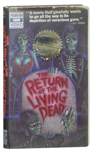 The Return of the Living Dead VHS, Thorn EMI/HBO Video