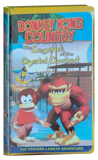 Donkey Kong Country: The Legend of the Crystal Coconut VHS cover