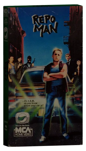 Repo Man VHS, MCA Home Video