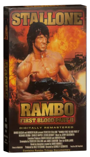 Rambo: First Blood Part II VHS, Artisan Entertainment