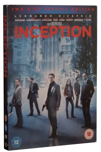 Inception DVD, Warner Bros. Pictures