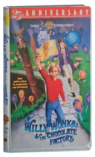 Willy Wonka & the Chocolate Factory VHS, Warner Home Video