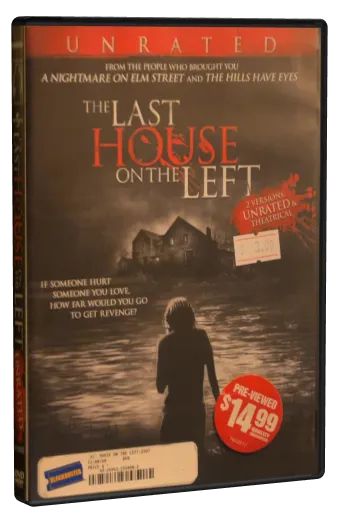 The Last House on the Left DVD, Universal Studios Home Video