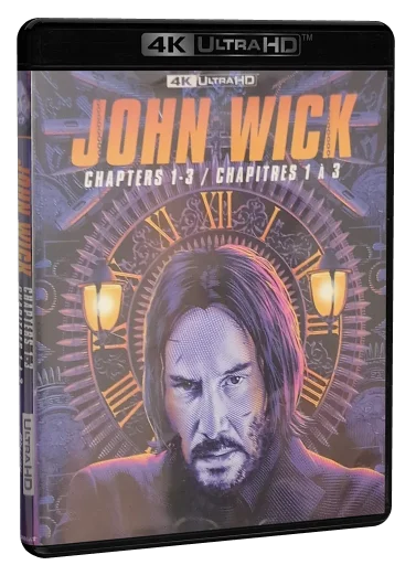 John Wick Chapters 1-3 4K-UHD cover