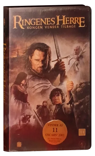 The Lord of the Rings: The Return of the King VHS cover