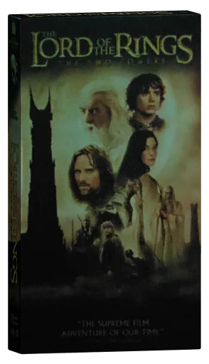 The Lord of the Rings: The Two Towers VHS, New Line Home Entertainment