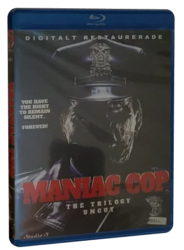 Maniac Cop: The Trilogy Blu-ray cover