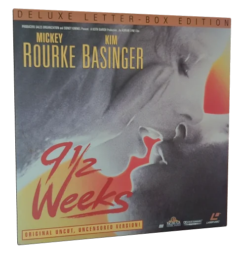 Nine 1/2 Weeks Laserdisc, MGM/UA Home Video