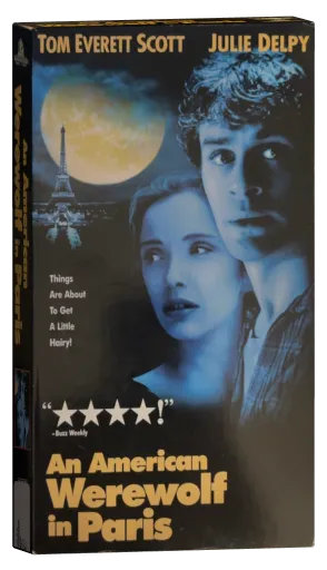 An American Werewolf in Paris VHS, Hollywood Pictures Home Video