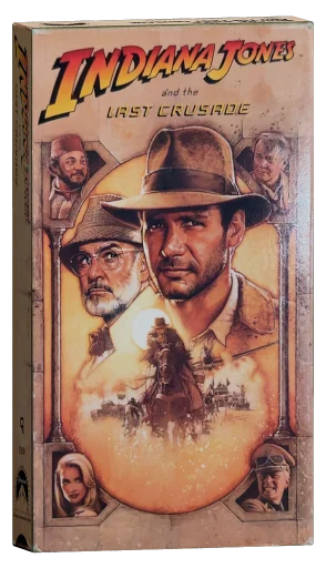 Indiana Jones and the Last Crusade VHS, Paramount