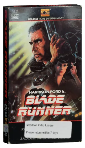 Blade Runner VHS, Embassy Home Entertainment