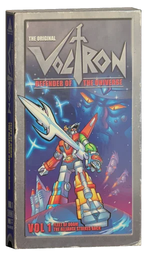 Voltron: Defender of the Universe VHS cover