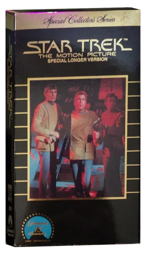 Star Trek: The Motion Picture VHS, Paramount Home Video