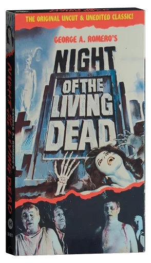 Night of the Living Dead VHS, GoodTimes Home Video