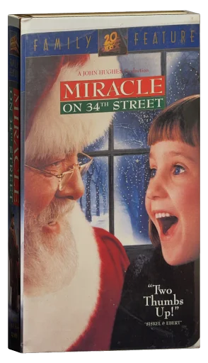 Miracle on 34th Street VHS, 20th Century Fox Home Entertainment