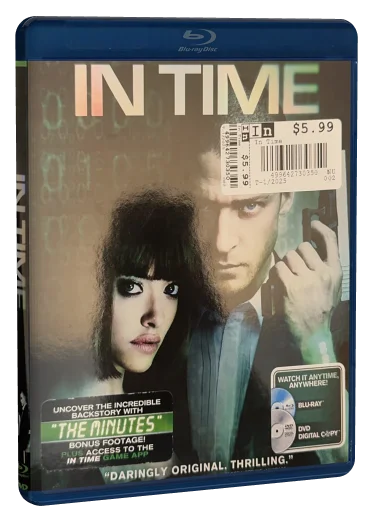 In Time Blu-ray, 20th Century Fox Home Entertainment