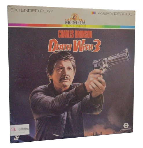 Death Wish 3 Laserdisc, MGM/UA Home Video