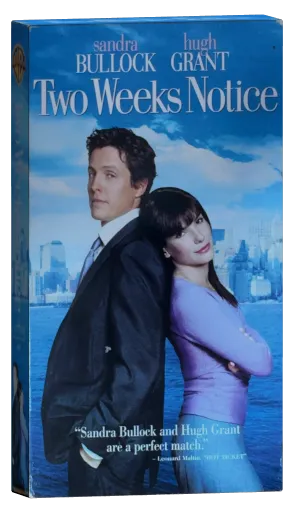 Two Weeks Notice VHS, Warner Home Video